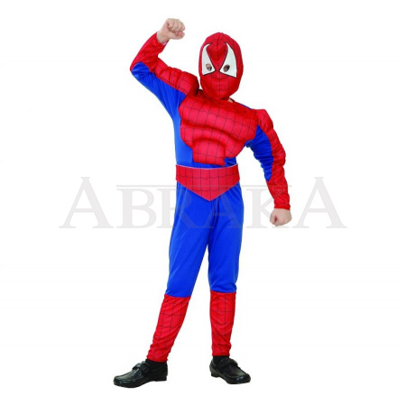 Detský kostým SPIDERMAN so svalmi